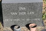 LEY Ina, van der 1925-1978