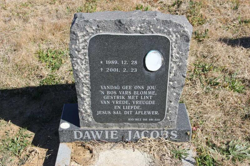 JACOBS Dawie 1989-2001