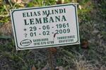 LEMBANA Elias Mlindi 1961-2009
