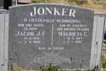 JONKER Jacob J.F. 1931-1999 & Magrieta C. 1929-1998