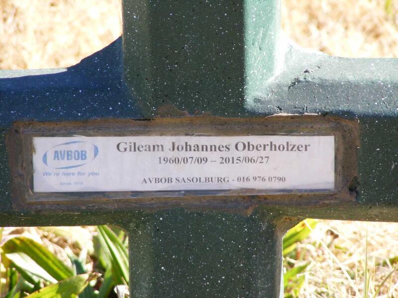 OBERHOLZER Gileam Johannes 1960-2015