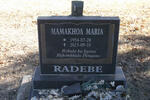 RADEBE Mamakhoa Maria 1954-2015