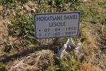 LESOLE Mokatsane Daniel 1952-2009