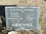 GRIESSEL Gysbertus J.J. 1905-1993