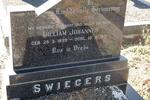 SWIEGERS Gilliam Johannes 1899-1971