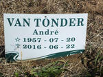 TONDER Andrè, van 1957-2016
