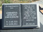 LABUSCHAGNE Gerhardus Arnoldus 1924-2011