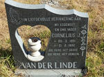 LINDE Cornelius J., van der 1951-1992