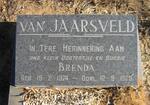 JAARSVELD Brenda, van 1974-1975