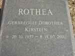 KIRSTEIN Gerbreggie Dorothea 1957-2011