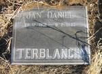 TERBLANCHE Jan Daniel 1931-1993