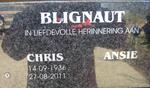 BLIGNAUT Chris 1936-2011 & Ansie