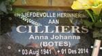 CILLIERS Anna Johanna nee BOTES 1941-2014