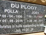 PLOOY Polla, du 1936-2014 & Joey 1937-2011