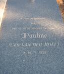 COETZEE Pauline nee VAN DER HOFF 1933-