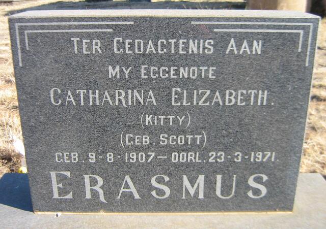 ERASMUS Catharina Elizabeth nee SCOTT 1907-1971