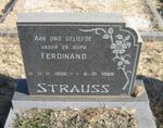 STRAUSS Ferdinand 1906-1989
