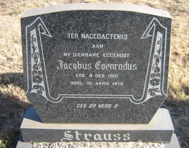 STRAUSS Jacobus Coenradus 1901-1975