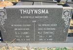 THUYNSMA S.L. 1905-1978 & M.J. 1917-1995