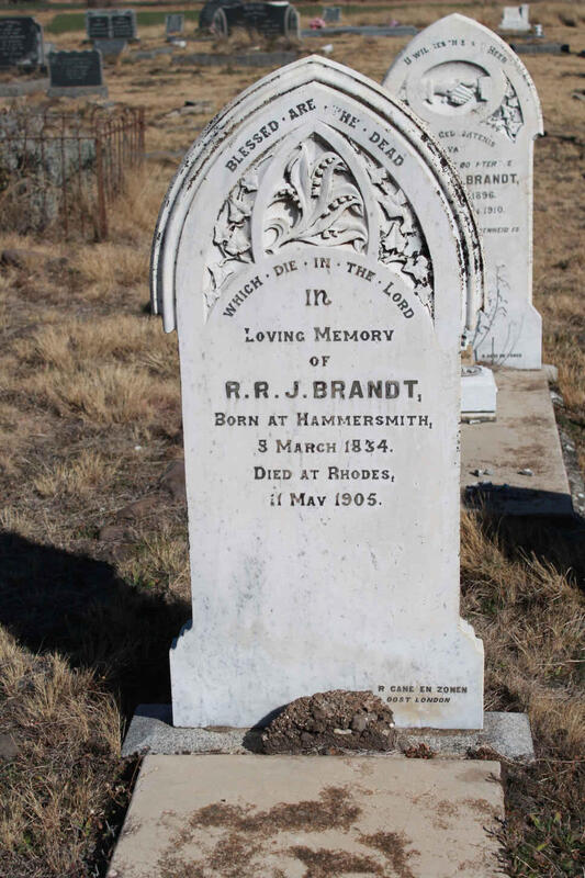BRANDT R.R.J. 1834-1905