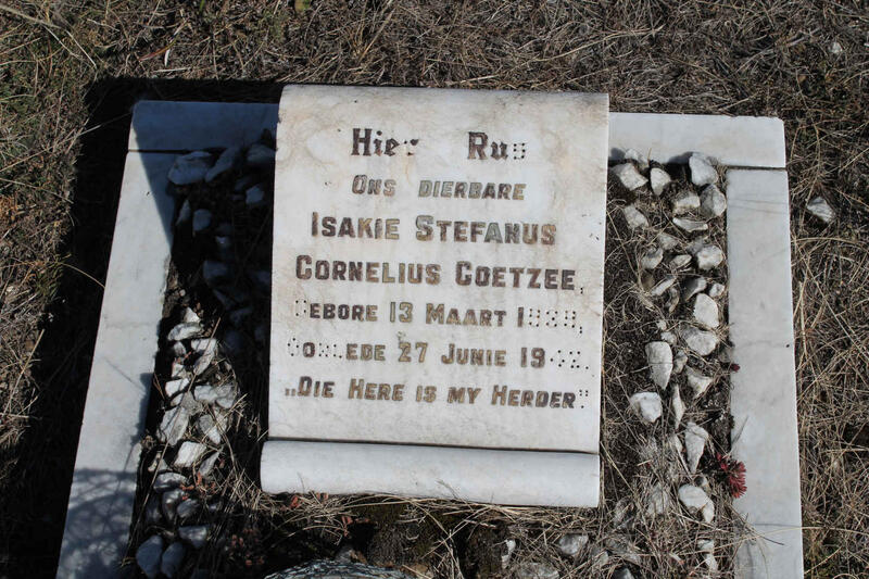 COETZEE Isakie Stefanus Cornelius 1939-1942