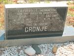 CRONJE Dup 1920-2002 & Salome 1926-