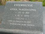 ESTERHUYSE Anna Magdalena 1910-1995