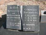 CILLIERS Cornelia Magaretha 1883-1975