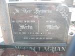 McCALLAGHAN Mertin 1908-1982 & Marthie 1913-