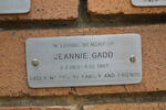 GADD Jeannie 1910-1987