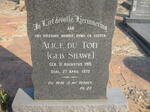 TOIT Alice, du nee SHAWE 1915-1979