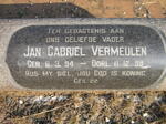VERMEULEN Jan Gabriel 1894-1959