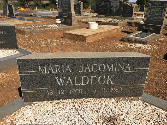 WALDECK Maria Jacomina 1908-1983