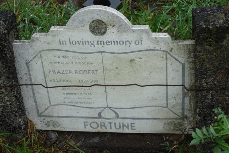 FORTUNE Frazer Robert 1964-1981