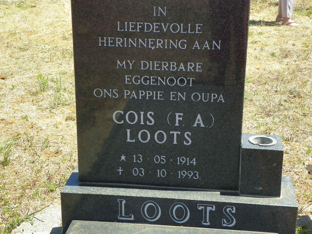 LOOTS F.A. 1914-1993