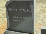 MALAN Hekkie 1913-1974 & Helena 1919-2006