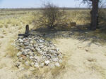 Botswana, TSHABONG district, Kgalagadi Transfrontier Park, Polentswa, single grave