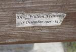 ? Dirk Willem Francois 1925-?