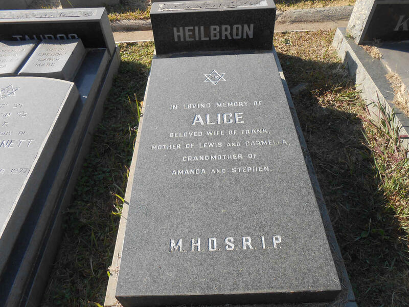 HEILBRON Alice