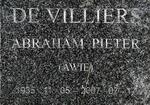 VILLIERS Abraham Pieter, de 1935-2007