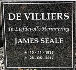 VILLIERS James Seale, de 1935-2017