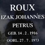 ROUX Izak Johannes Petrus 1916-1973