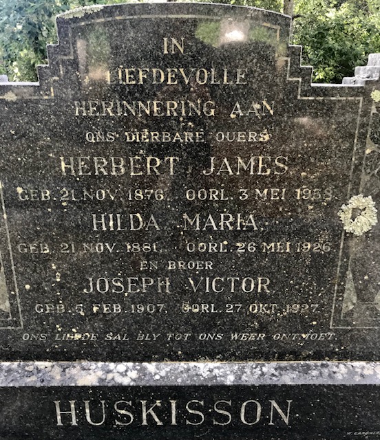 HUSKISSON Herbert James 1876-1958 & Hilda Maria 1881-1926 :: HUSKISSON Joseph Victor 1907-1927