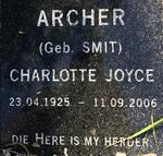 ARCHER Charlotte Joyce nee SMIT 1925-2006