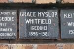 WHITFIELD Grace Hyslop nee GEDDIE 1896-1951