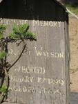 WATSON ?rgaret -1899