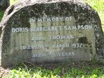 SAMPSON Doris Margaret nee THOMAS -1937