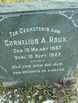 ROUX Cornelius A. 1867-1927