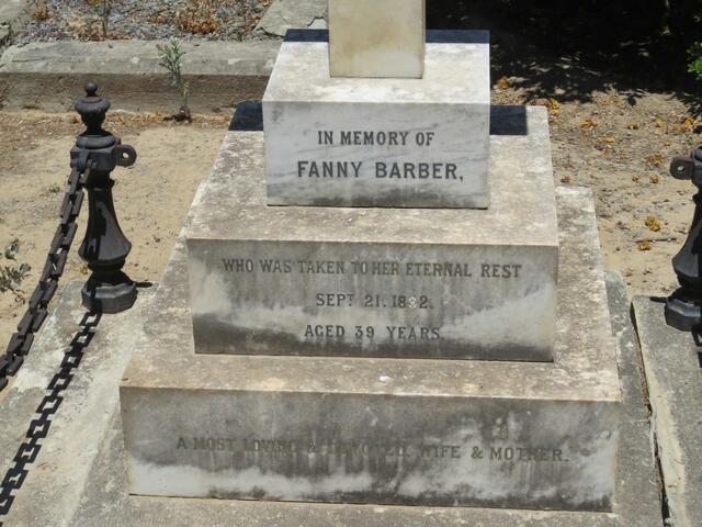 BARBER Fanny -1882