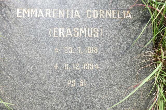 WYK Emmarentia Cornelia, van nee ERASMUS 1918-1994